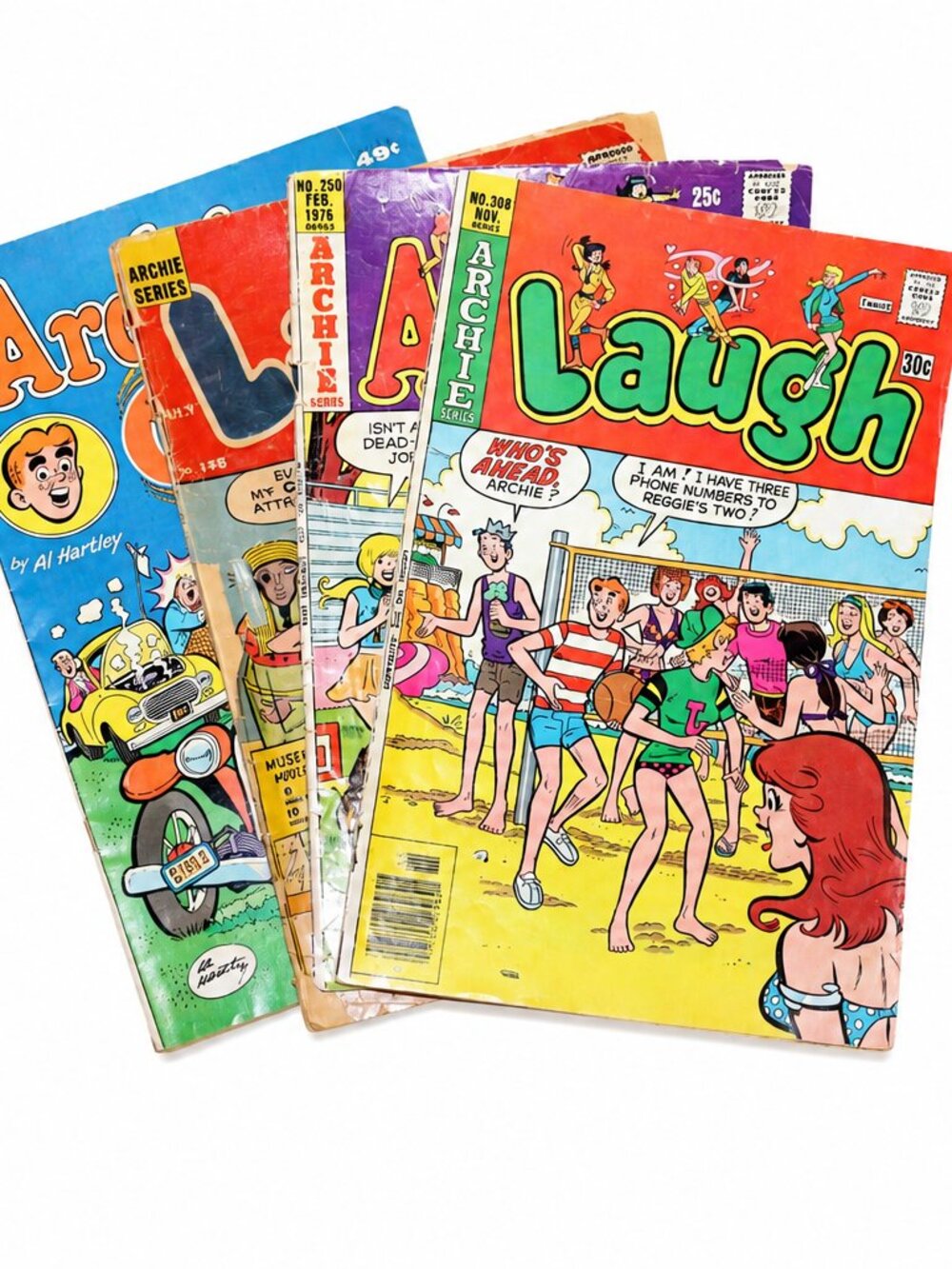 Vintage Archie Comics Lot of 4 Laugh Archie